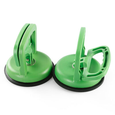 1/2Pcs 4.6" Vacuum Suction Cup Lifter, Double Handle Locking Gripper for Glass, Tile, Mirror, Granite Heavy Lifting
