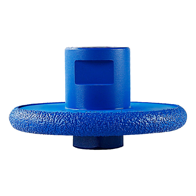 LOZLIN Diamond Roman Edge Grinding Wheel, 5/8-11 M14 Angle Grinder Profiling Disc for Quartz Marble Stone Cylindrical Grooving