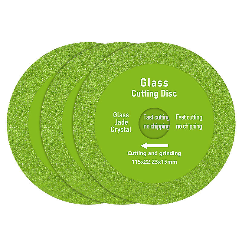 3Pcs 115mm Diamond Saw Blades, for Glass, Marble, Ceramic Tile, Jade and Crystal Grinding & Cutting