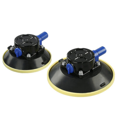4.5" -6" Vacuum Suction Cup w/Hand Pump - Car Trunk Installer Tool for Auto Repair & DIY - Multi-Surface Lift for Glass/Tile/Stone