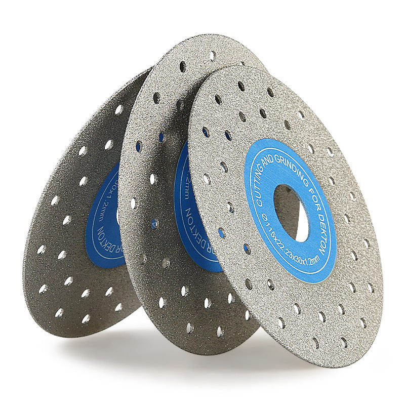 3PCS 100-115mm Diamond Chamfer Blades 45° Beveling Discs for Tile Marble Stone, 22.23/20mm Aperture Angle Grinder Grinding Wheels