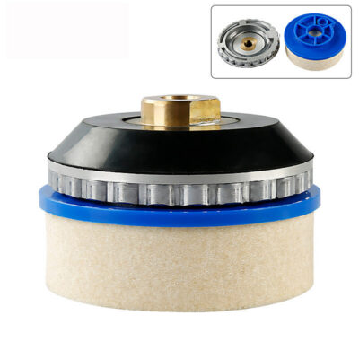 1/2Pcs Thickened Wool Polishing Wheel, Aluminum Alloy Screw Joint, Stone Wood Glass Metal & Car Polishing for Mirror Gloss