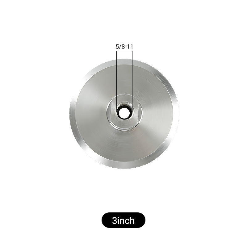 3/4/5Inch Aluminum Sticky Backing Pad, Multi Thread 5/8-11 M10 M14 M16, Nylon Reinforced Angle Grinder Disc for Sanding & Buffing