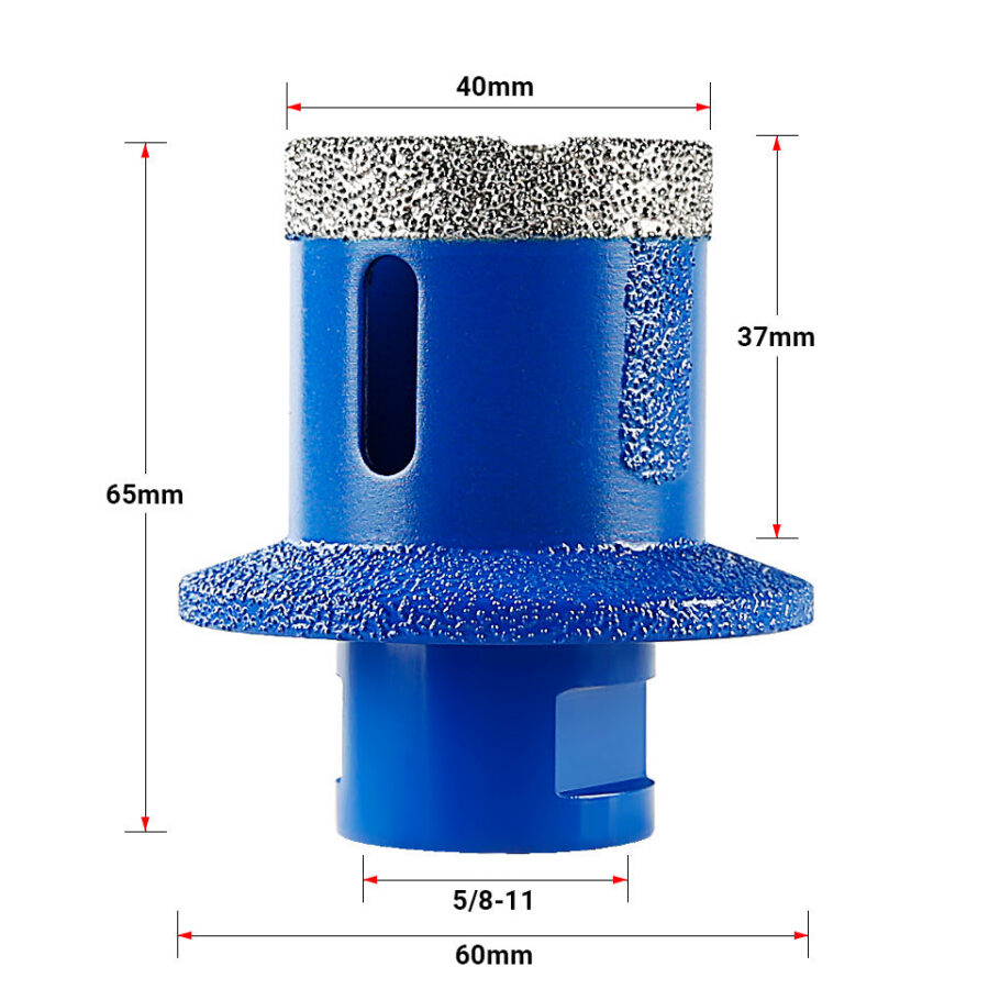 Double Layer Diamond Drill Bit, Countertop Sink Hole Drilling Tool for Tile Quartz Marble Stone, Kitchen Bathroom Sink & Drain Drilling