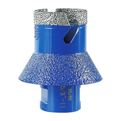 LOZLIN Diamond Chamfer Core Drill Bit 20/25/35mm, 5/8"-11 Thread, Angle Grinder Hole Saw for Tile Marble Quartz Sink Hole Bevelling
