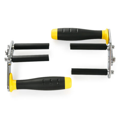 2Pcs 45mm Heavy Duty Lifting Clamp, Non-Slip Pads for Glass Stone Wood Aluminum, Door & Window Handling Hand Tool