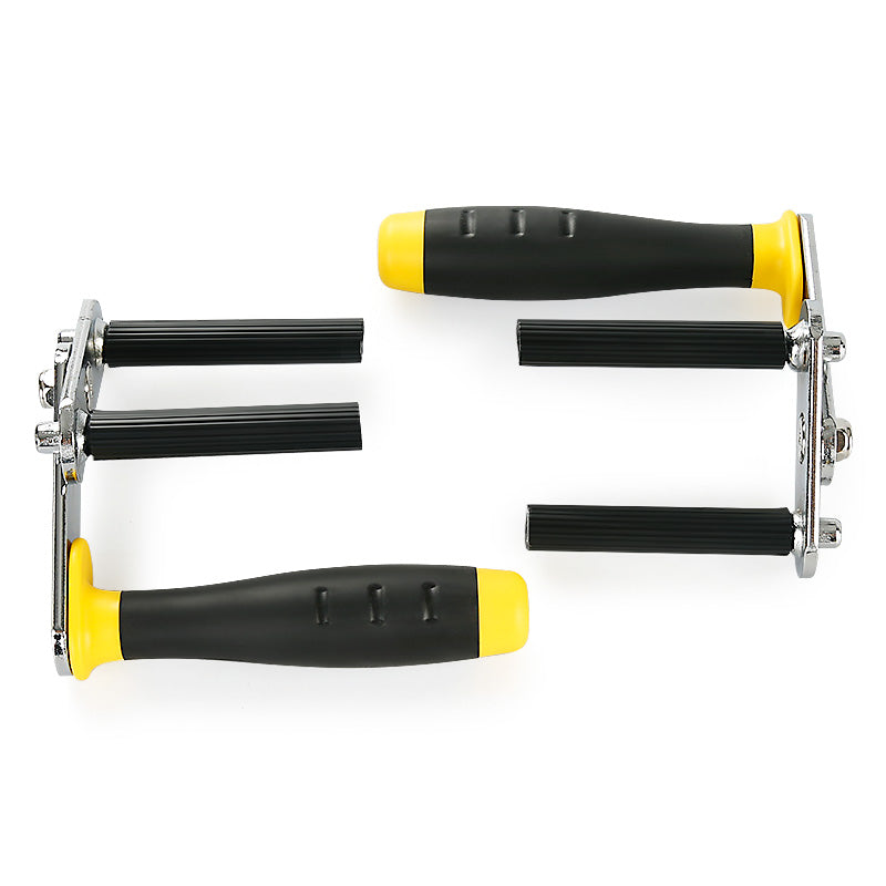 2Pcs 45mm Heavy Duty Lifting Clamp, Non-Slip Pads for Glass Stone Wood Aluminum, Door & Window Handling Hand Tool
