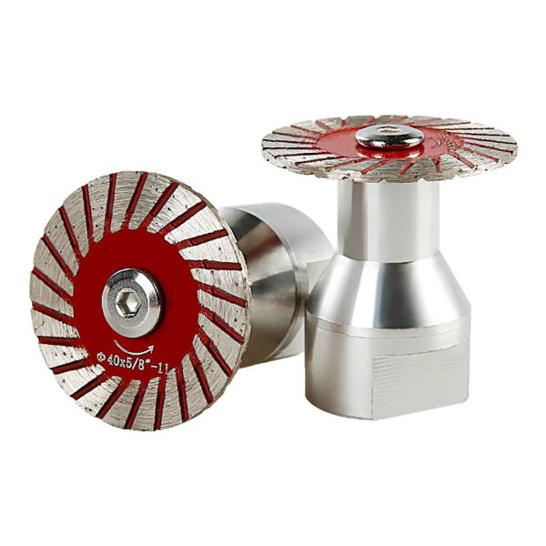 5Pcs 1.57" 40mm Diamond Saw Blades, Angle Grinder Disc for Granite Marble Sandstone Tombstone, Stone Carving & Lettering DIY Masonry