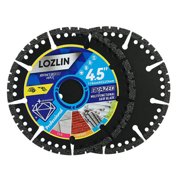 1/3Pcs 115mm Multi-Purpose Diamond Saw Blades, Angle Grinder Disc for Marble Quartz Stone Tile Metal Plastic Cutting