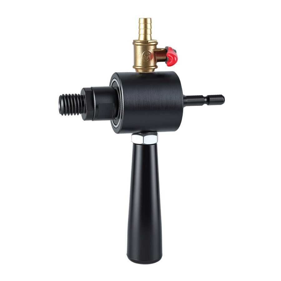 LOZLIN Hand Drill Water Injection Device with Adjustable Valve, M10 M14 5/8-11 Adapter for Tile & Stone Drilling