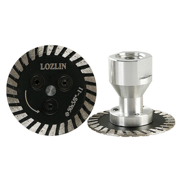 1/2Pcs 2" 50mm Diamond Cutting Discs, Small Angle Grinder Blades for Stone Concrete Tile, Precision Cutting in Narrow Spaces
